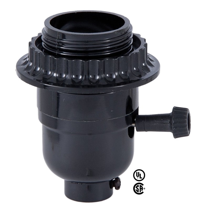 B&P Lamp Threaded Shell with Ring Phenolic Socket | Easy