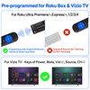 Programmed Remotes for Roku Remote Replacement with Volume Key -