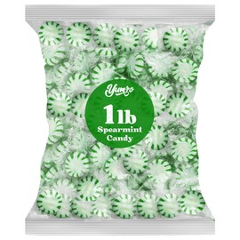 Starlight Spearmint Candy Individually Wrapped, Starlight Mints Bulk Individually Wrapped Spearmint Candy for Office, Hard Candy Starlight Mints for Cool Breath, (1 Pound)