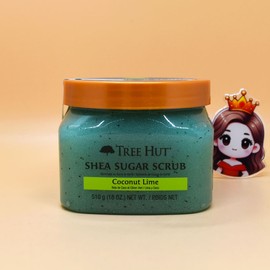 Tree Hut Shea Sugar Scrub Coconut Lime 510g / 트리헛 시어 슈가 스크럽 코코넛라임 510g