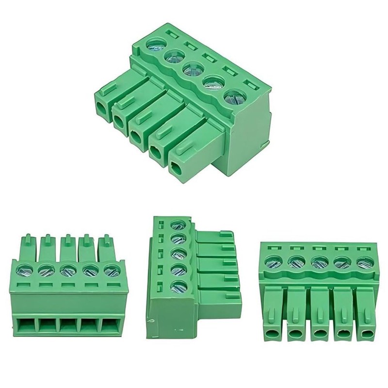 Willwewon 5 Sets 5-Pin 15EDGRK 3.81 mm/0.15 Inch Pitch PCB