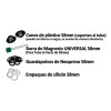 Kit 5 Pzs Barra Magnesio Y Junta 58mm Para Calentador