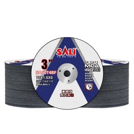 SALI 100 Pack Cut Off Wheels 3 Inch General Purpose Metal Cutting Wheel for 3 in Angle Grinders and Die Grinders- Cutting Disc Aggressive Cutting 3 * 1/16 * 1/4 Operating Up to 20380 RPM and 80