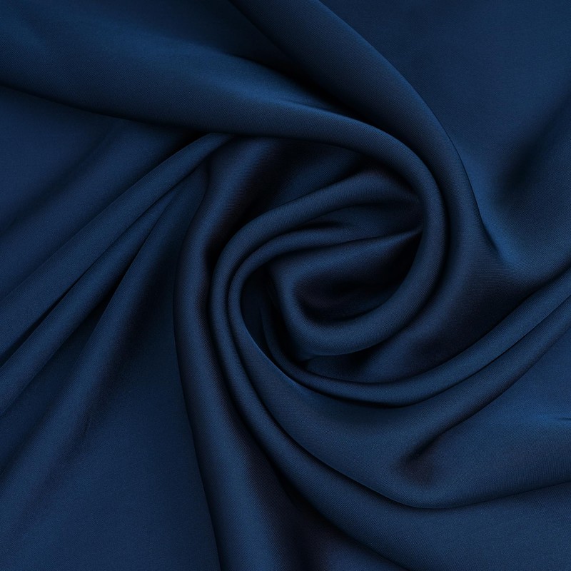 Pistha 27.5 inch Satin scarf Square Ribbon Neck Scarf (Navy
