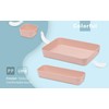 Backerysupply Set Of 12 Pink Color Plastic Desk Drawer Organizers