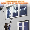 28FT Reach Telescopic Extension Pole, 5-20FT Multi-Purpose Extendable Pole with
