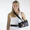 Corflex Shoulder Abduction Pillow Immobilizer Sling-M (30"-36" Hip) - Black
