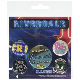 Riverdale Badges, Multicoloured, 10 x 12.5cm