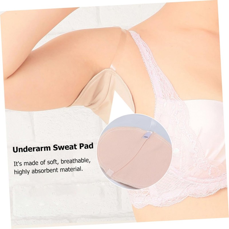 Healvian 2pairs Underarm Sweat Absorbing Pads for Men and Women