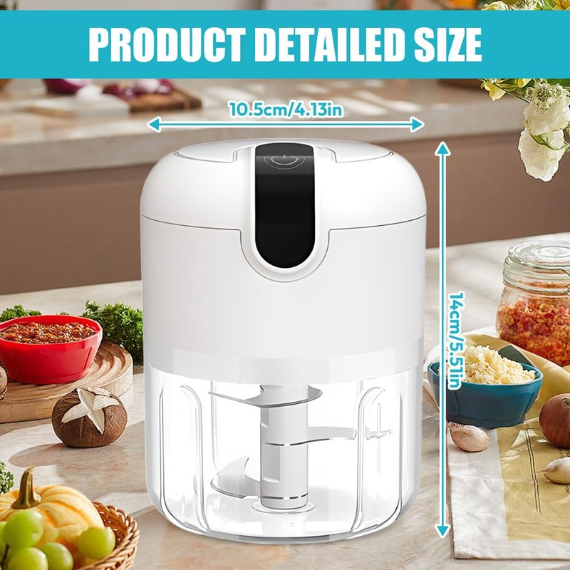 Electric Kitchen Chopper, Onion Chopper Electric 350 ml, Electric Kitchen