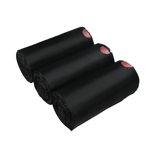 Beagle - Bolsa de basura negra pequeña con cordón de 1.2 galones (110 unidades / 3 rollos)