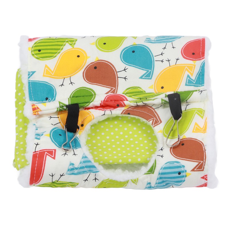 Pet Bird Winter Warm Hammock Thicken Hanging Parrot Triangle Nest