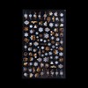 RRQG Christmas Nail Stickers Gold White DIY DIY Nail Decals
