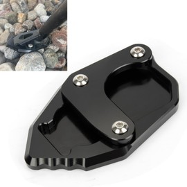 PSLER Kickstand Extension Pad - for CRF300L CRF 300L Rally 2021 2022 Motorcycle Side Stand Foot Enlarger Plate Extender(Black)