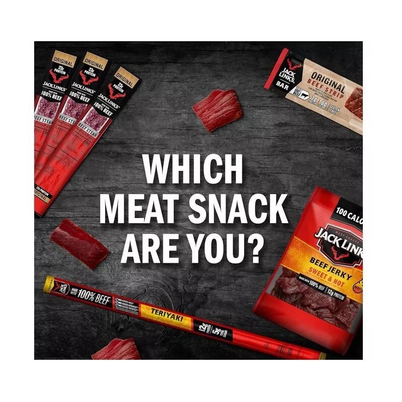 Jack Link's Beef Tender Bites, Teriyaki, Half Pounder Bag -