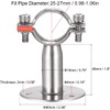 Hsthe Sea 2pcs Wall Mount Ceiling Mount Pipe Bracket, (Φ25-27mm)