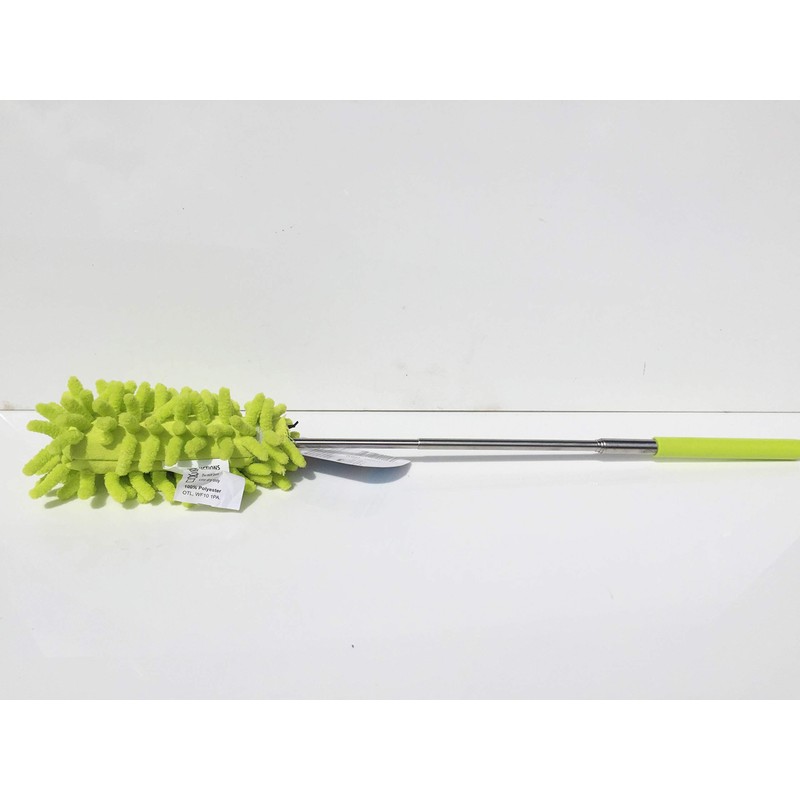 ProClean Ausziehbarer Chenille-Staubwedel, ergonomischer, weicher Griff, um 360 Grad drehbarer