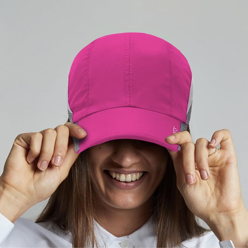 DENISH Gorra Deportiva Sport Impermeable. Cachucha con Broche Ajustable para