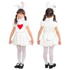 Party City Wonderland Rabbit Girl Costume, Cosplay, Kids, 39.4 inches