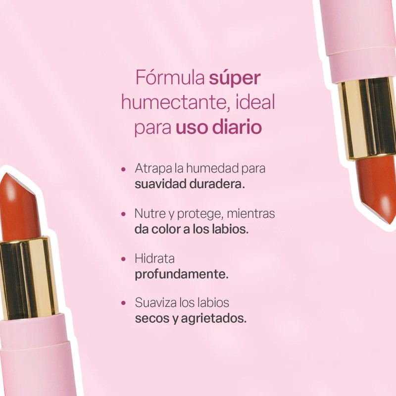 Labial Hidratante Natural Teia Cosméticos Naturales Color Sepia
