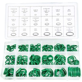 STRIVEHUGTOSUCCESS 270pcs 18 Grid R134a R12 Car Air Conditioner HNBR O Ring Car Auto Repair Kit Rubber Ring Assortment Set Tool Accessories