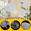 Pack of 15 Glass Retainer Clips with Screws, Cupboard Glass