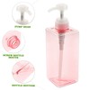 iplusmile Square Refillable Liquid Bottle Dispenser with Pump Versatile Hand
