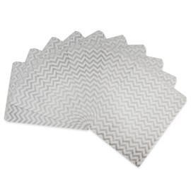 100 pcs Merchandise Gift Bags Shopping Sales Tote Bags (8.5" x 11", Silver)