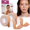 2 Pieza Cinta lifting facial, 2.5*10M Parches de Antiarrugas(Tono de