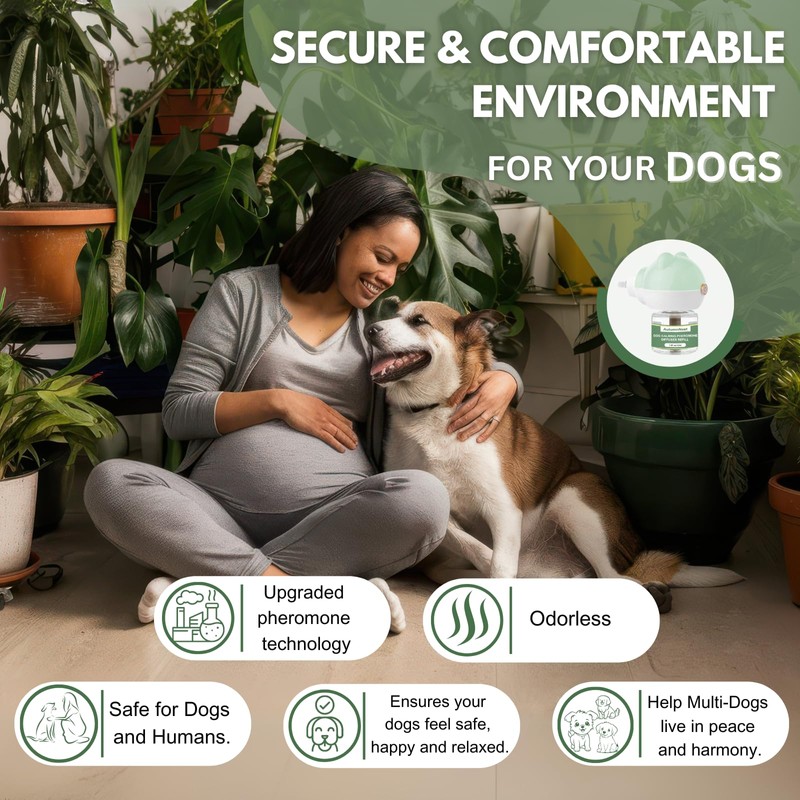Dog Pheromone Calming Diffuser Kit, Calming Diffuser for Dog (2