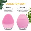 CLEOSKIN cepillo limpiador facial de silicona eléctrico para todo tipo