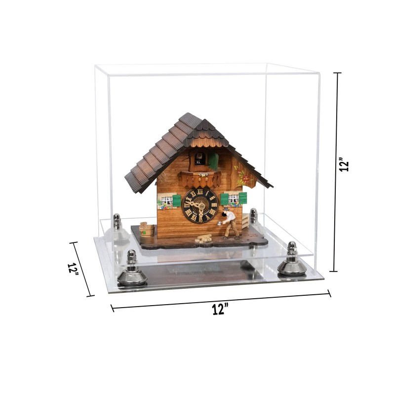 Better Display Cases Acrylic Versatile Display Case Cube with Clear