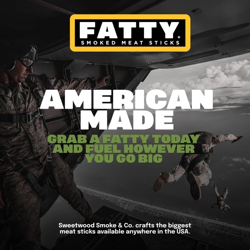 Fatty Grass-fed Beef Smoked Meat Sticks, Jalapeno Flavor, 13G Protein