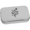 Azeeda 95mm 'Herbal Plant Silhouette' Metal Hinged Tin/Storage Box (TT00282072)