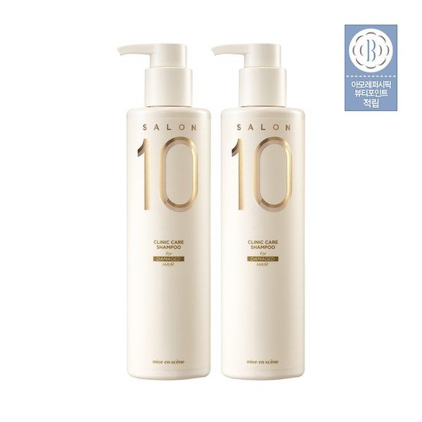 Mise-en-scène Salon 10 Protein Shampoo/Treatment 2-pack, 02_Shampoo (extreme damage) 500ml 2pcs