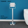 YUMORE Toilet Paper Holder Free Standing, Stainless Steel Toilet Paper