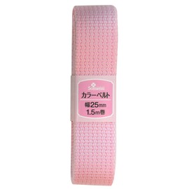 Clover color belt 25 mm Wide 1.5 m Roll Cool Pink 26 – 179