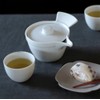 Oda Pottery Sparrow Tea Ceremony, 7.5 Teacup (White) (3), Made