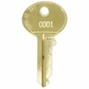 Mailbox Replacement Key for Bommer 0024