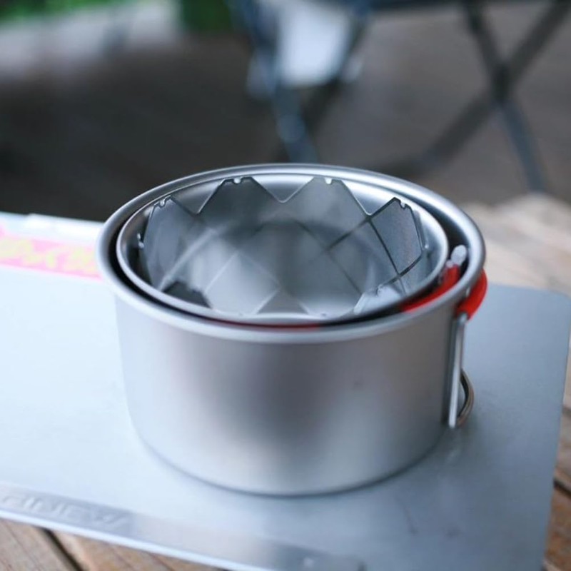SUS-MESH STOVE Stainless Steel Mesh Stove, Large Size, Trivet, Windshield,