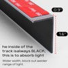 WINSMAR 100% Blackout PVC Light Blocking Strip for Window Shades