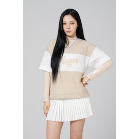 Women's golf anorak short sleeve windbreaker semi-overfit V-neck short sleeve big size women's golf wear / 여성골프아노락반팔 바람막이 세미 오버핏 브이넥 반팔 빅사이즈 여성골프웨어