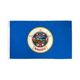 Minnesota Flag 3x5ft Polyester - Perfect for Residential, Business Fronts and Dealerships, etc!
