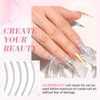 AZUREBEAUTY Nail Repair Kit Transparent Crystal for Broken Cracked Split