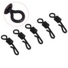 Dilwe Quick Change Swivels, 25pcs Q-shaped Fishing Tackle Quick Change