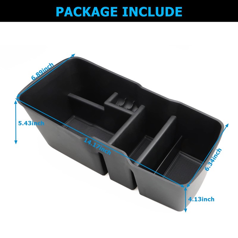 MARCHFA Center Console Lower Organizer Tray Compatible for Kia EV6