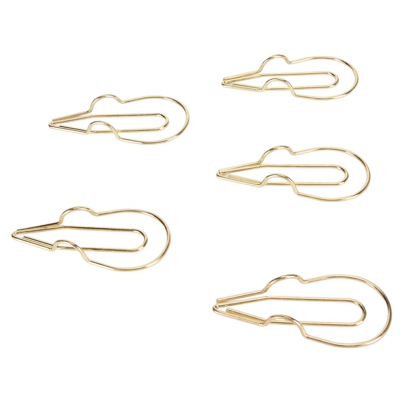 50Pcs Metal Pen Clips Multifunction Strong Clamping Force Electroplated Pen