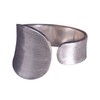 NicoWerk SRI323 Women's Silver Ring 925 Sterling Silver Subtle Oval