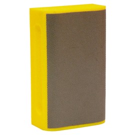 KGS PRO diamond hand polishing pads curved edges (4 pack, Grit 400 (yellow))