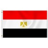 Large Egypt Flag,3x5 FT Egyptian 75D Outdoor Banner,Egyptians Decor for